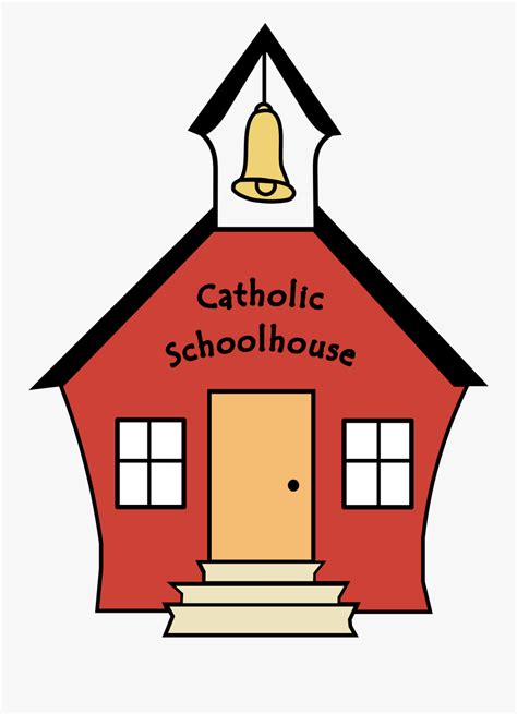 Catholic Schoolhouse Logo Free Transparent Clipart Clipartkey