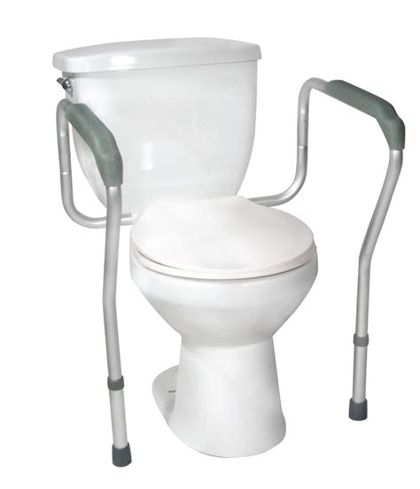 Living Well Hme Toilet Safety Frame With Height And Arm Adjustment