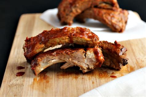 Crock Pot Pork Ribs With Killer Barbecue Sauce Beauty And The Foodie