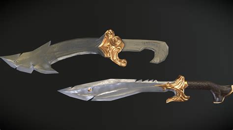 Shark Swords 3d Model By Joseph Montalvo Josephmontalvo 43c4c71