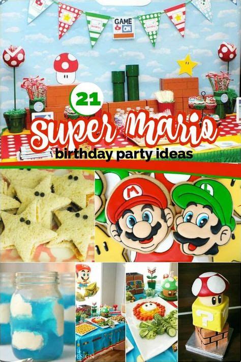 120 Ideas De Mario Bross Fiesta De Mario Bros Cumpleaños De Mario