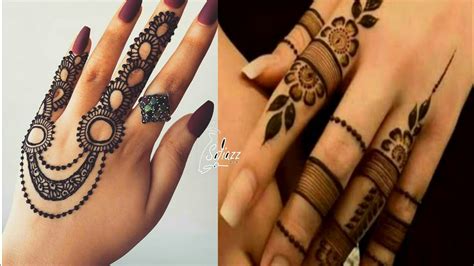 Most Stylish Finger Mehndi Designs For Hands Latest Finger Mehndi