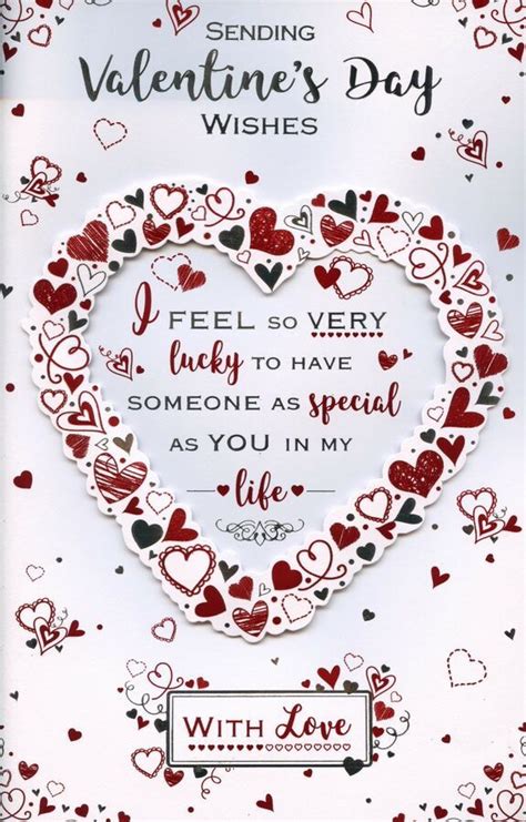 8 Page Sentimental Verse Valentines Day Card Various Titles Lk