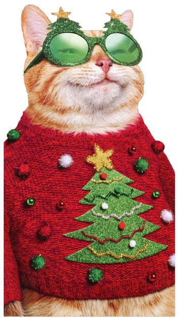 Avanti Press Cat In Ugly Christmas Sweater Little Big