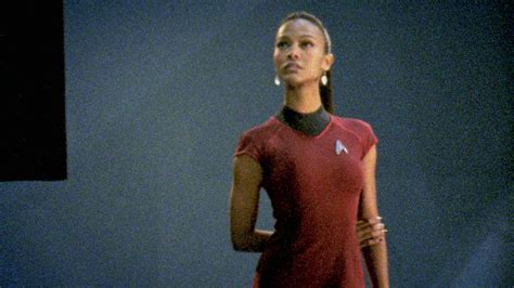 Zoe Saldana Star Trek Uniform