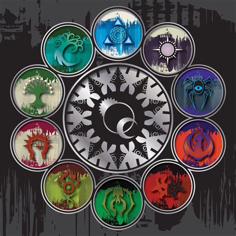 The Guilds Of Ravinca Magic The Gathering Cards Magic Symbols Mtg