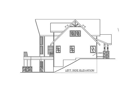Mountain Or Lake House Plan Great Views To The Back 35165gh