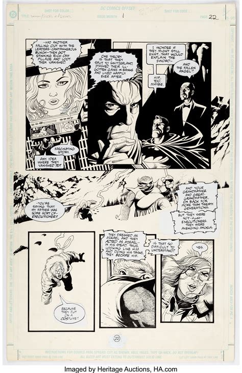 Joe Quesada And Kevin Nowlan Batman Sword Of Azrael 1 Story Page