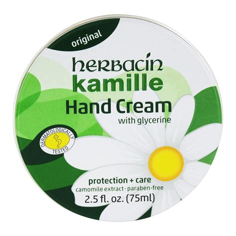 Herbacin Kamille Hand Cream With Glycerine Original 2 5 Fl Oz