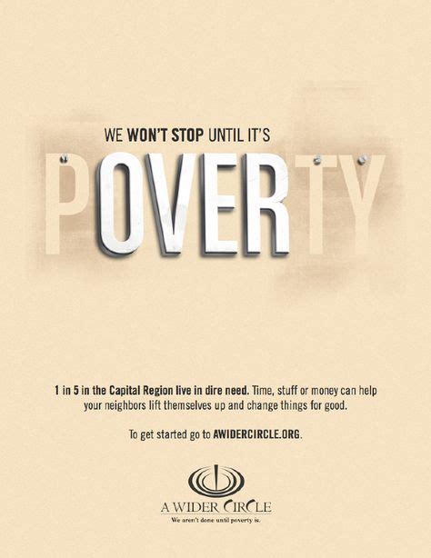 Poverty Campaign For A Wider Circle A Dc Based Non Profit Seeking To