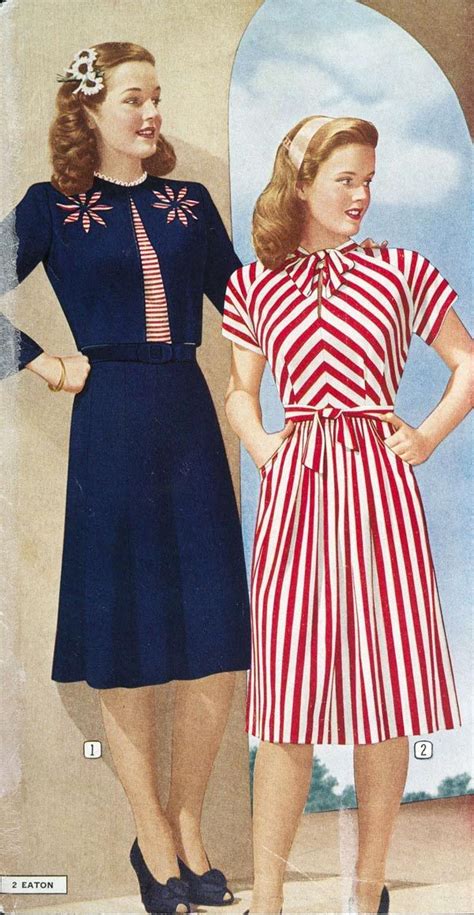 1940s Dresses And Skirts Styles Trends And Pictures 1940s Fashion