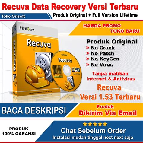 Jual Lisensi Recuva File Data Recovery 2024 Terbaru Full Version