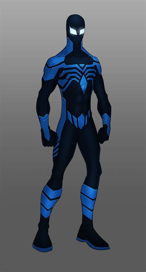 Blue Beetle Spider Man Design Spiderman