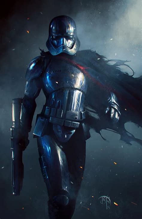Star Wars Episode VII The Force Awakesn Captain Phasma By Benny
