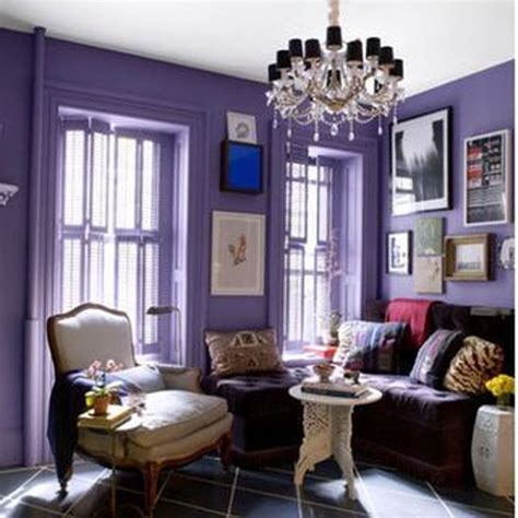 42 Awesome Living Room Green And Purple Interior Color Ideas Living
