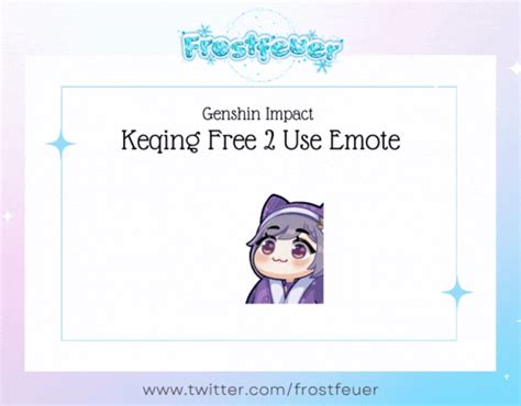 Free To Use Emote Animated Genshin Impact Keqing Blankie For