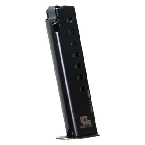 Promag Wal01 9 Mm 8 Rounds Black Walther P38 Magazine