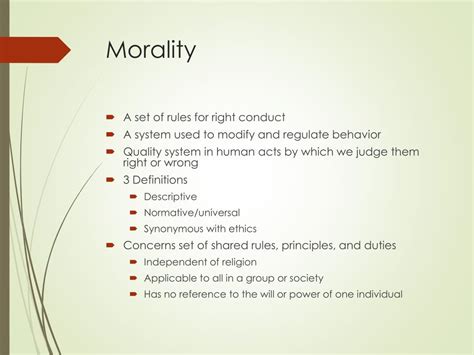 Ppt Morality And Ethics Powerpoint Presentation Free Download Id