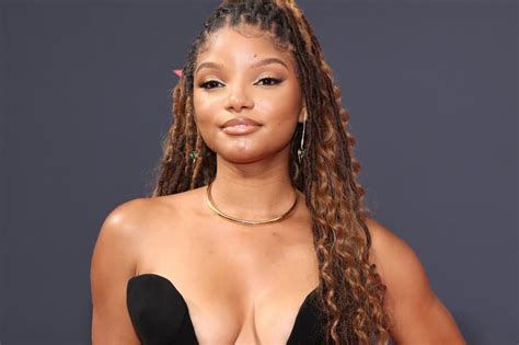 halle bailey on how she coped with racist backlash following the little mermaid casting