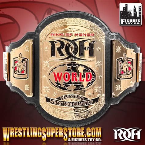 Roh Tv Title Belt Ring Of Honor Belt Honor