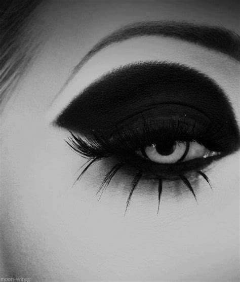 Dark Gothic Black Eye Makeup Dramatic 42615 I Tried It Going To Take Some Practice