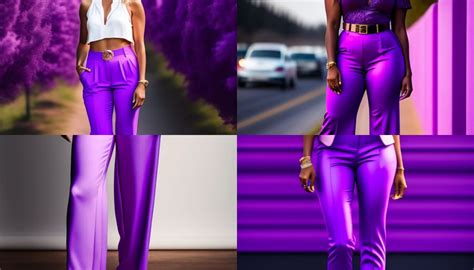 Lexica Purple Pants