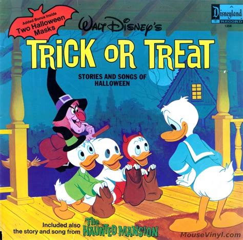 Trick Or Treat Stories And Songs Of Halloween By Disneyland Records