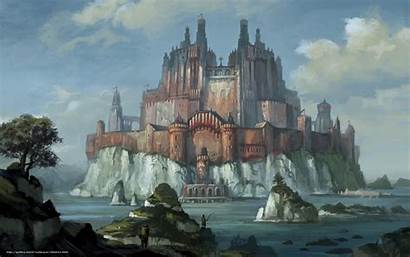 Fantasy Fortress Wallpapers Landscape Castle Castles