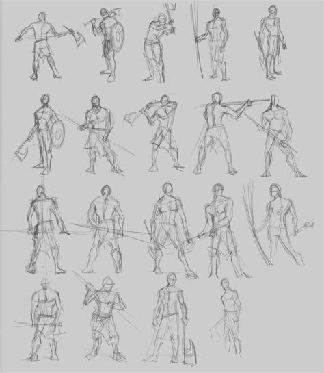 Male Drawing Poses Reference