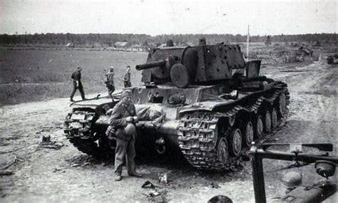 Destroyed Heavy Tank Kv 1 Model 1941 With Extra Armour 2 World War