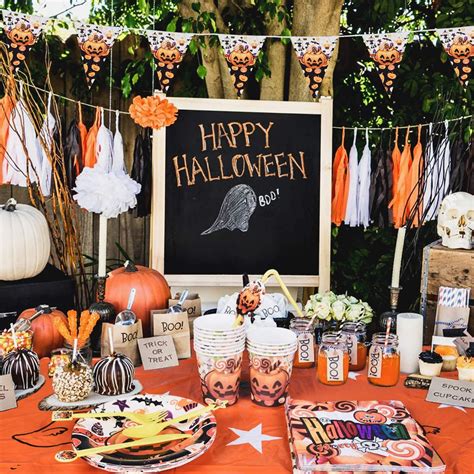Halloween Witch Theme Party Decorations Include Happy Birthday Banner