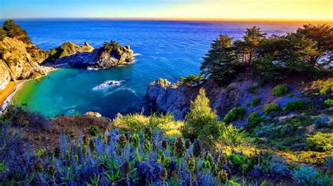 Coastline Background Hd 1366x768 408 Kb Big Sur California