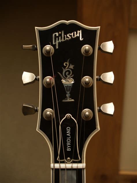 Ted Nugents Gibson Byrdland Headstock As Used In Guitar H