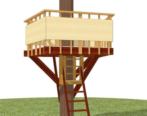 San Pedro Treehouse Plans To Build In One Tree Or Free Standing