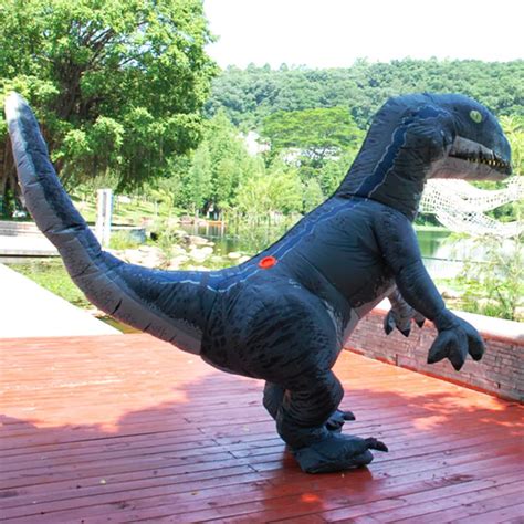 Jurassic World 2 Park Hot Adult Inflatable Velociraptor Costume