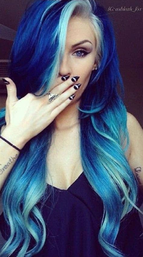 Don't blame us if you end up dyeing your hair blue. 4 Bold and Edgy Hair Color ideas to Try This Summer