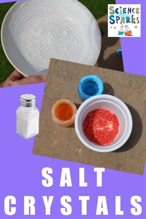 How To Make Salt Crystals Cool Science Experiments Salt Crystal