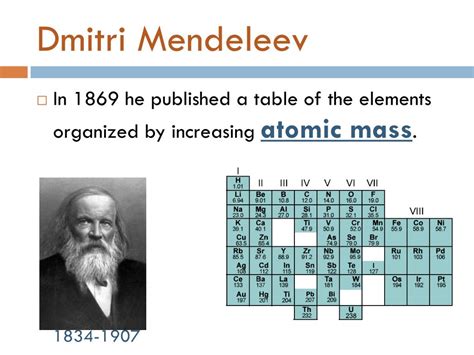 Ppt The Periodic Table Powerpoint Presentation Free Download Id