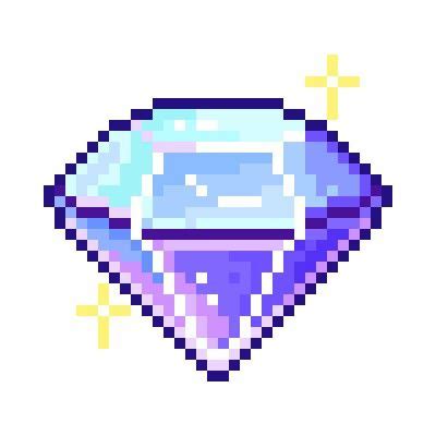 Diamond Shine Pixel Art Design Minecraft Pixel Art Pixel Art Games