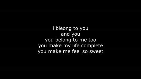 Lenny Kravitz I Belong To You Lyrics Redone Youtube