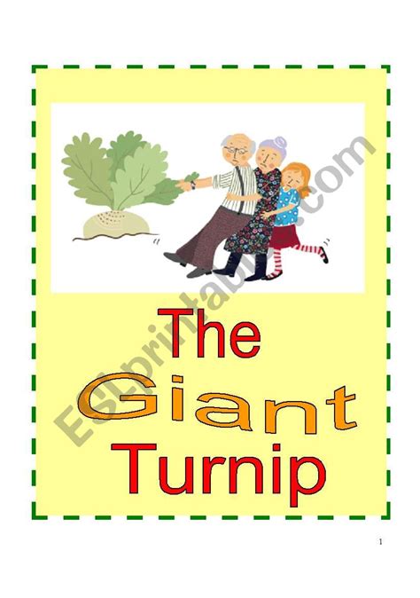 The Giant Turnip Play Script Esl Worksheet By Izulia