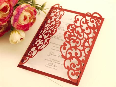 5x7 Gate Fold Wedding Invitation Laser Cut Card Template Etsy Australia