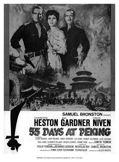 55 Days In Peking Samuel Bronston Epic Nicholas Ray Ava Gardner