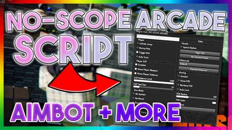 No Scope Arcade Script Hack Roblox Triggerbot Aimbot Pastebin