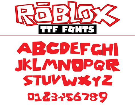 Roblox Font Roblox Svg Roblox Svg Files For Cricut Fonts Ph