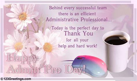 Thank An Admin Pro Free Happy Administrative Professionals Day Ecards