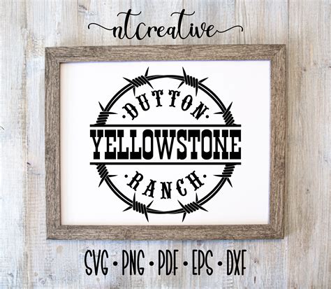Yellowstone Svg Yellowstone Dutton Ranch Svg File File For Etsy