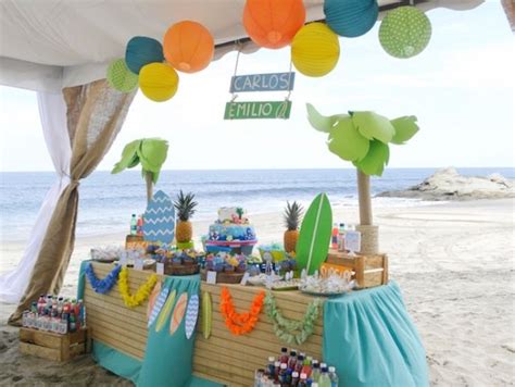 Your sweet sixteen celebration becomes unique and unforgettable with decorations matching your sweet sixteen theme. Birthday Party Ideas at The Beach | Beach birthday party ...