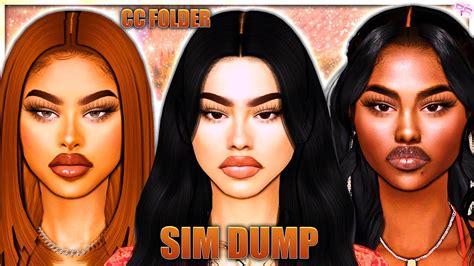Sim Dump 3💎 Cc And Sim Download Sims 4 Cas Youtube