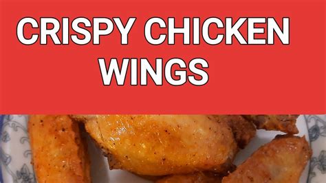 Preheat oven to 425 degrees. Crispy Chicken Wings (home made/ and simple recipe in an ...